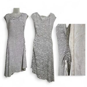 Max Studio Asymmetrical Gray Dress